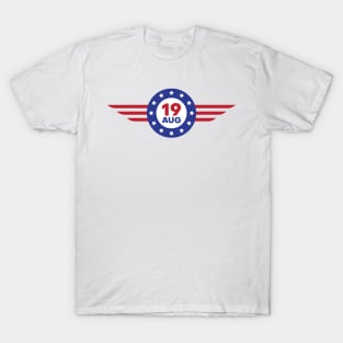 The National Aviation Day Design for Boys Men Girls Women Kids T-Shirt